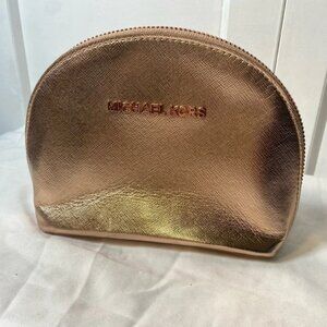 Michael KorsRose Gold Mini Makeup Bag7 x 5 x 2 5 inches